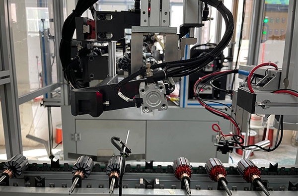 Automated motor production line